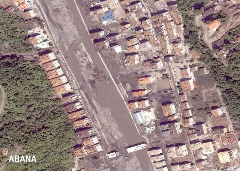 Sel felaketinden Göktürk-1 Uydusu fotoğrafları
