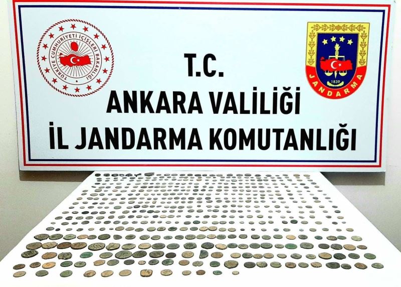 Ankara İl Jandarma Komutanlığı, tarihi eser kaçakçılarına göz açtırmadı
