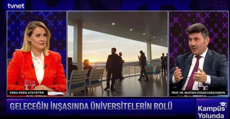 Rektör Karacoşkun, “Kampüs Yolunda” programına konuk oldu
