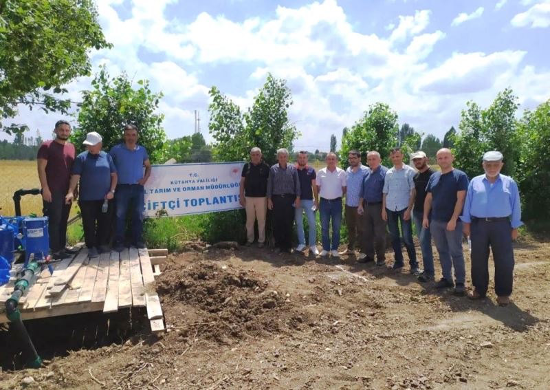 Çavdarhisar’da çiftçi bilgilendirme toplantısı
