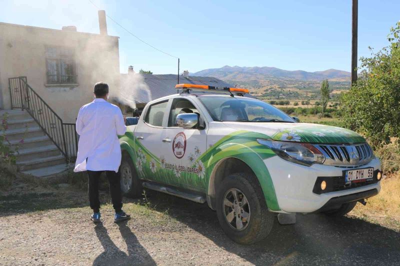 Elazığ İl Özel İdaresinden haşere ve larva ile mücadele
