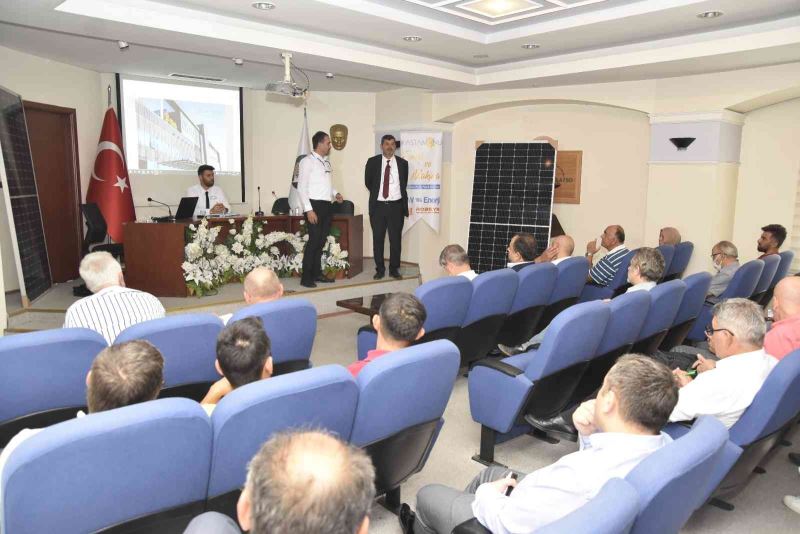 KATSO üyelerine güneş enerjisi anlatıldı
