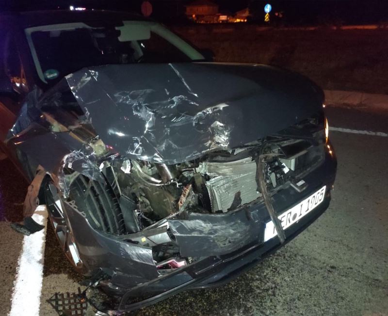 Malkara’da iki otomobil çarpıştı: 1 yaralı
