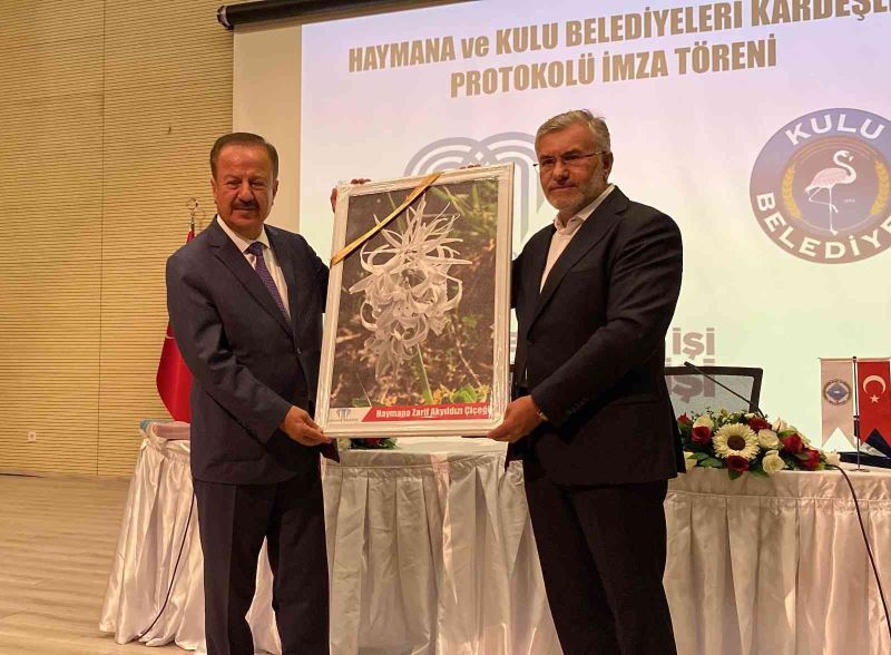 Kulu ve Haymana kardeş şehir oldu
