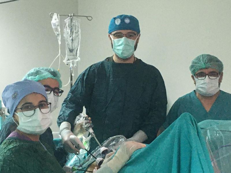Laparoskopik yöntemle kapalı olarak prostat kanseri ameliyatı yapıldı

