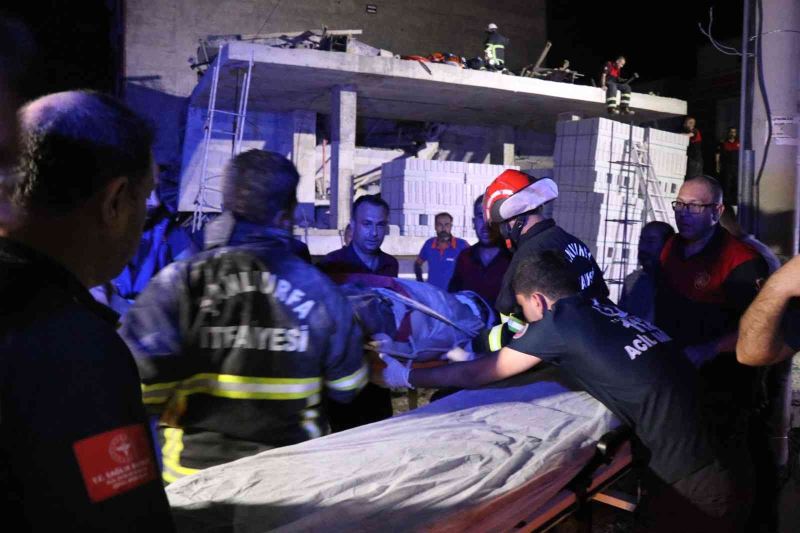 Şanlıurfa’da inşaat çöktü, molozların altında kalan 3 işçi kurtarıldı
