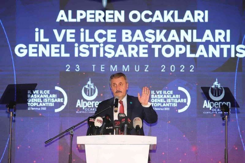 Destici, Alperen Ocakları İl ve İlçe Başkanları Genel İstişare Toplantısı’na katıldı