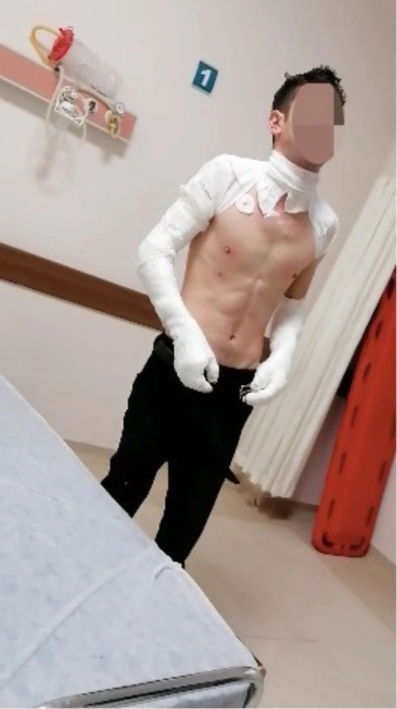 Adresi yanlış verdiği ambulansın geç geldiğini iddia edip, kendini yakmaya çalıştı
