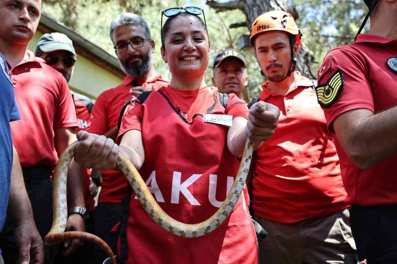 STK’lara hayvan arama kurtarma eğitimi
