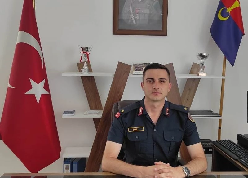 Selendi Jandarmada nöbet değişimi
