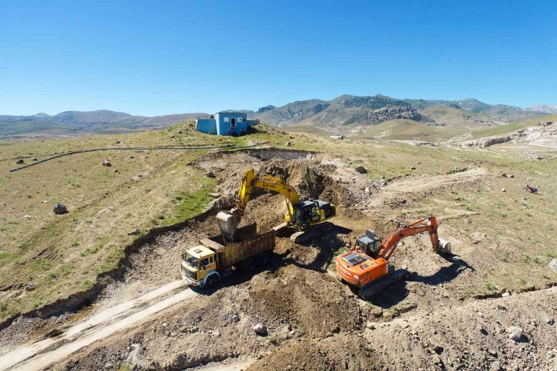 Kayadan oyma gömme patates deposu için çalışmalar başladı
