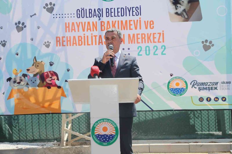 Gölbaşı Belediyesi ‘Hayvan Bakımevi ve Rehabilitasyon Merkezi’nin açılışı yapıldı
