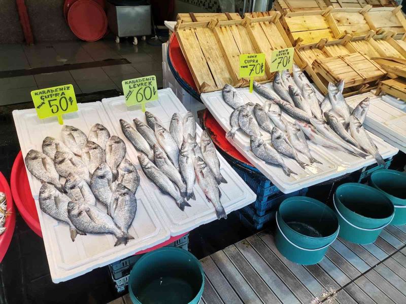 Bandırma balık pazarında durgunluk yaşanıyor
