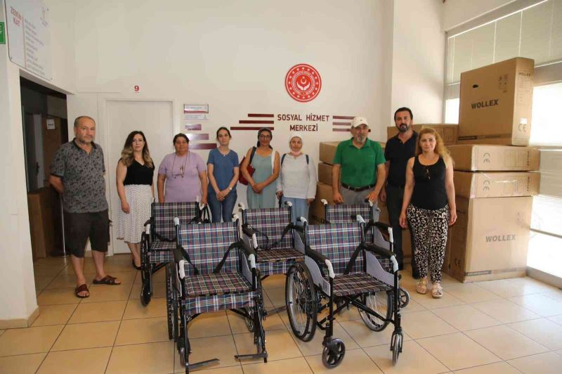 ALTSO Başkanı Şahin’den tekerlekli sandalye bağışı
