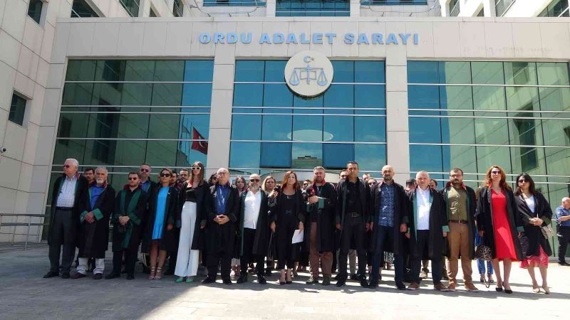 Ordu’da avukatlardan basın açıklaması
