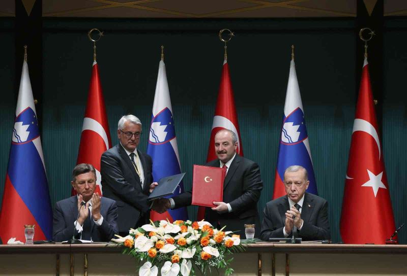 Cumhurbaşkanı Erdoğan’dan Slovenya ile savunma sanayinde iş birliği mesajı
