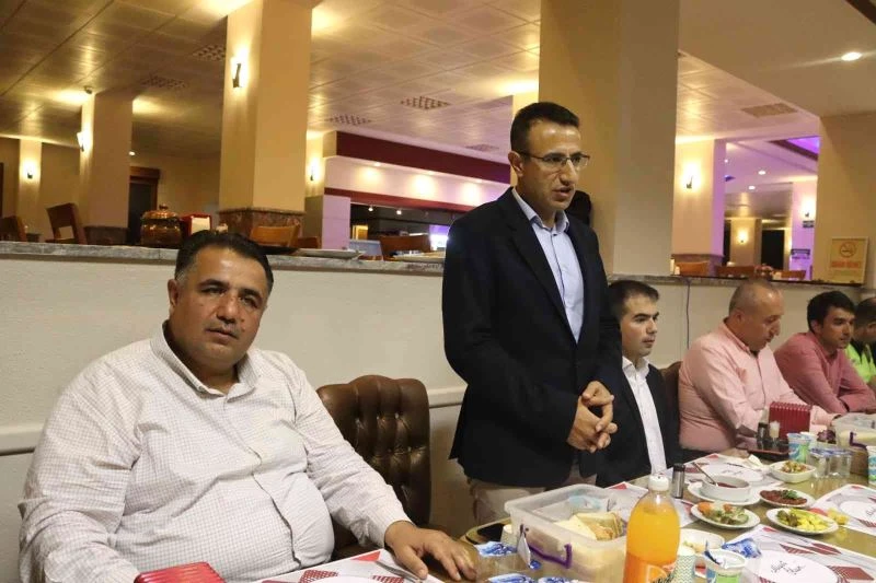 İlçe emniyet müdürüne veda yemeği
