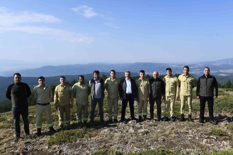 Vali Ergün, yangın gözetleme kulelerini denetledi
