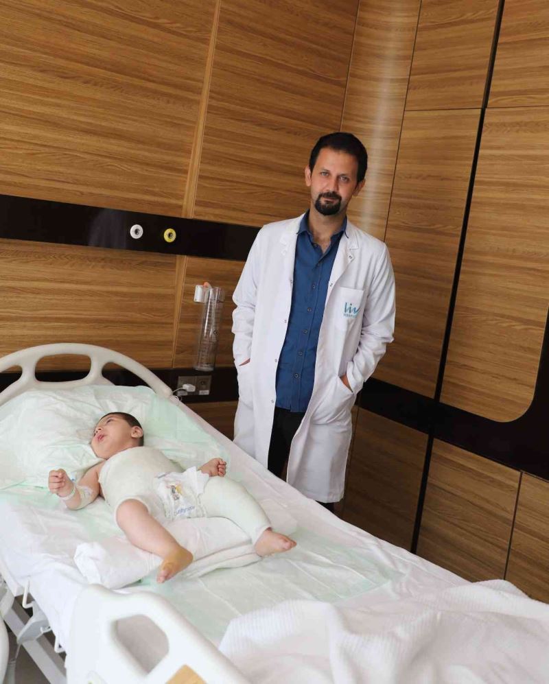 2 yaşındaki bebek LIV Hospıtal Gaziantep’te sağlığına kavuştu
