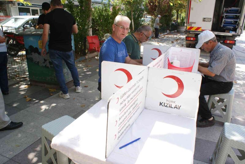 Manyas’ta vatandaşlardan kan bağışına ilgi
