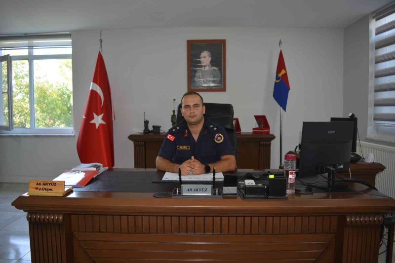 Bigadiç İlçe Jandarma Komutanı Üsteğmen Ali Akyüz görevine başladı.
