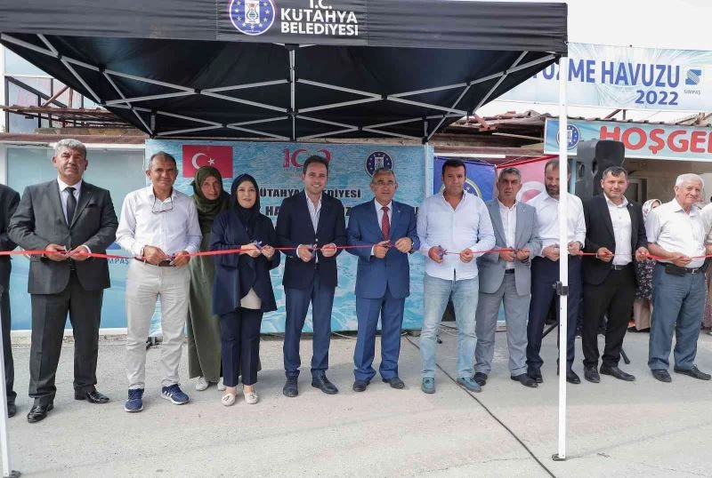 Yoncalı’da Çelik Hamamı’nın havuz kısmı hizmete sunuldu
