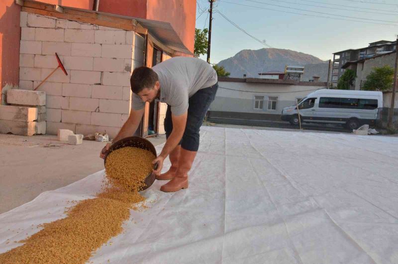 Elbistan’da bulgur kaynatma sezonu başladı
