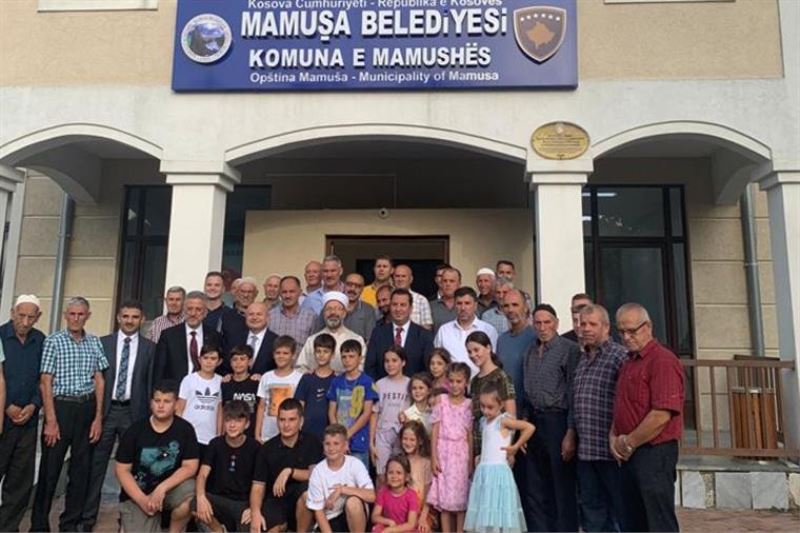 Diyanet İşleri Başkanı Erbaş, Kosova’daki tek Türk belediyesini ziyaret etti
