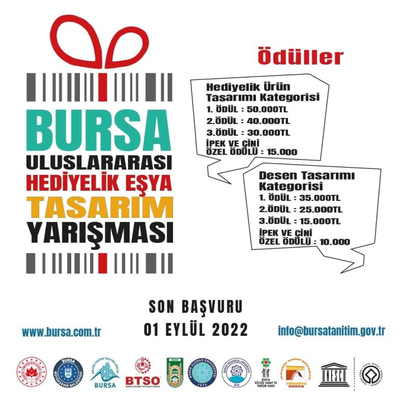 Hediyelik tasarımları Bursa için yarışacak
