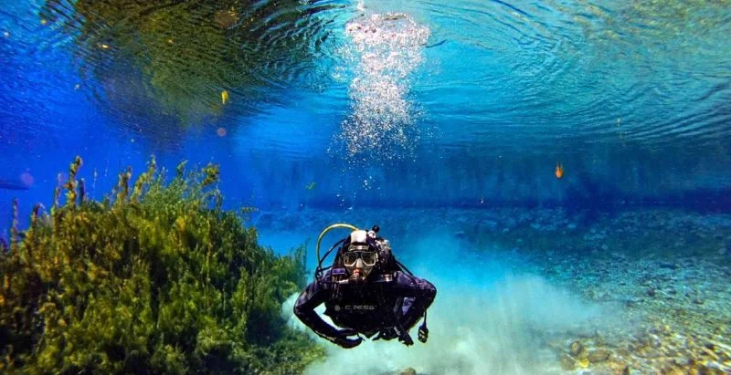 Dünyanın en berrak göllerden biri, dalış turizmiyle de adından söz ettiriyor
