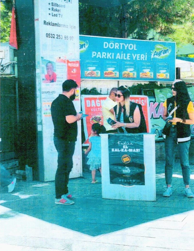 Bingöl polisinden “Kadına El Kalkamaz” çalışması
