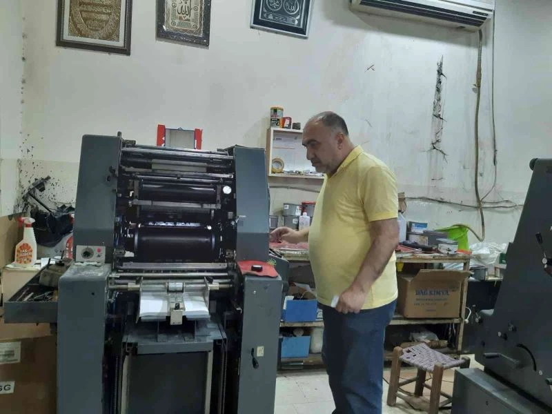 Diyarbakır’da çırak olarak girdiği matbaa atölyesinde geçen ömür
