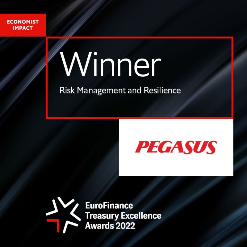 Pegasus’a EuroFinance’ten ‘Risk Yönetimi ve Dayanıklılık’ ödülü
