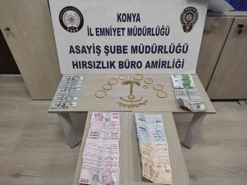 Konya’da evlerden 250 bin liralık hırsızlık yapan şahıslar tutuklandı
