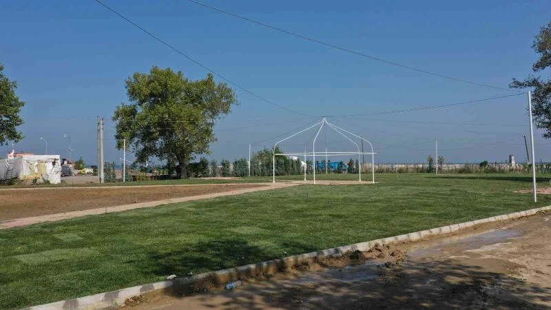 Kır düğün salonu için çalışmalar adım adım ilerliyor
