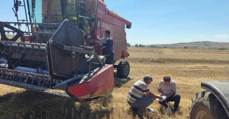 En az dane kaybı için hasat sezonu çalışmaları devam ediyor
