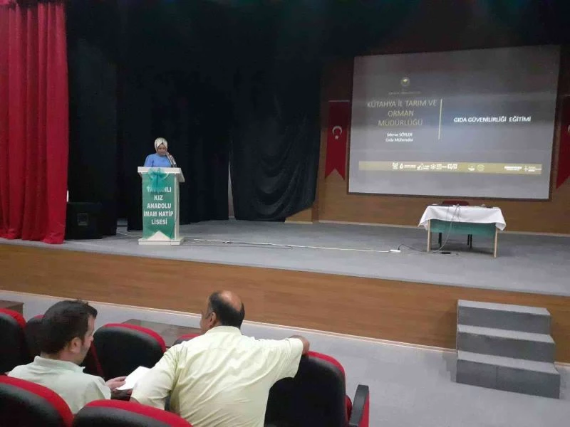 Kütahya’da Okul Müdürlerine “Gıda Güvenilirliği” eğitimi
