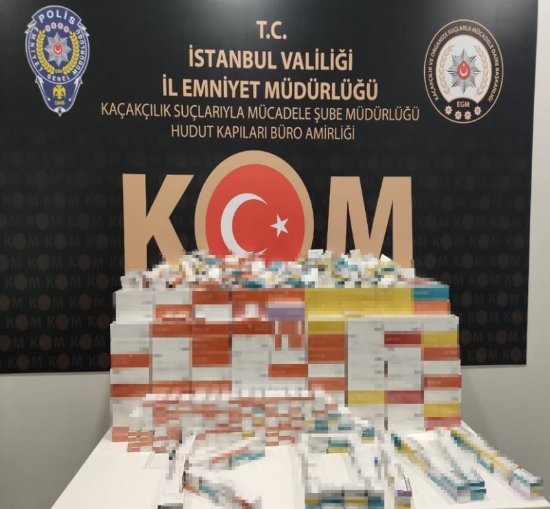 KKTC’den İstanbul’a gelen yolcuların valizlerinden kaçak tütün ürünleri çıktı
