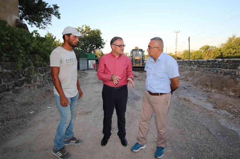 Başkan Özdoğan çalışmaları inceledi
