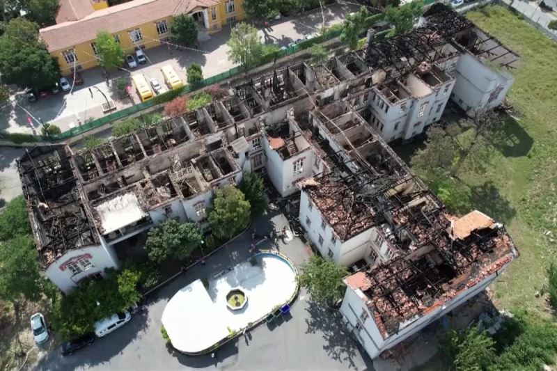 Balıklı Rum Hastanesi’nde çıkan yangına ilişkin soruşturma başlatıldı
