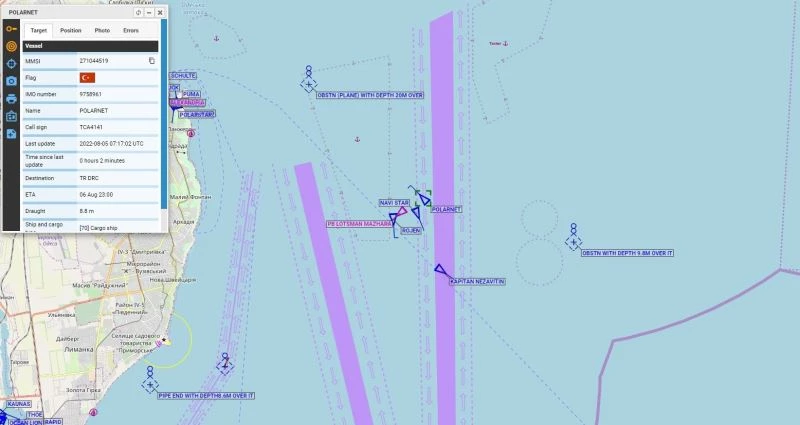 Tahıl koridoru sayesinde Türk bayraklı Polarnet ve Türk sahipli Navistar gemileri Türkiye’ye geliyor
