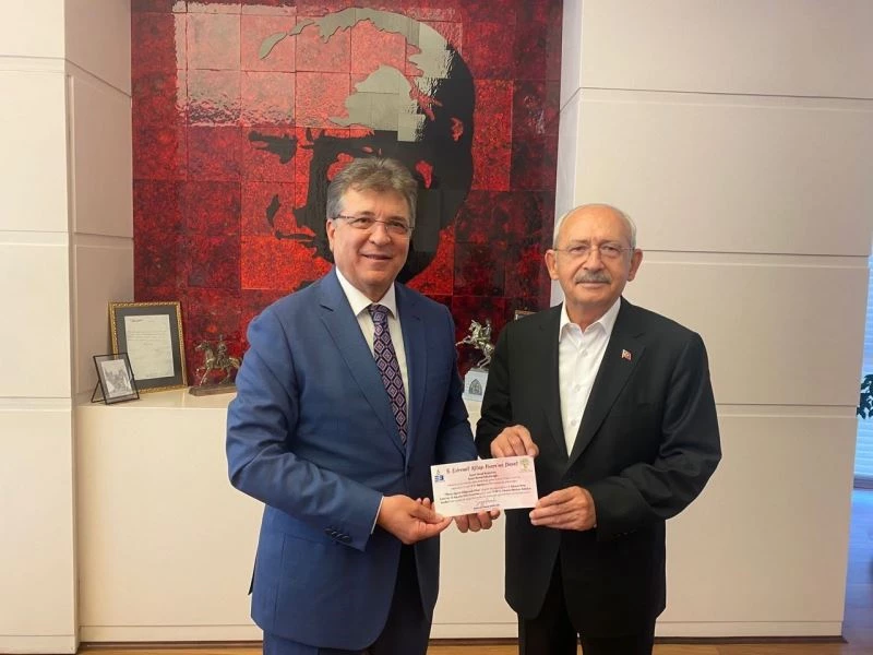 Başkan Arslan’dan liderlere kitap fuarı daveti
