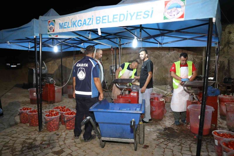 Melikgazi Salça Günleri, Mimarsinan’da devam ediyor
