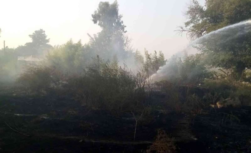 Kadirli’de çıkan yangın evlere ulaşmadan söndürüldü
