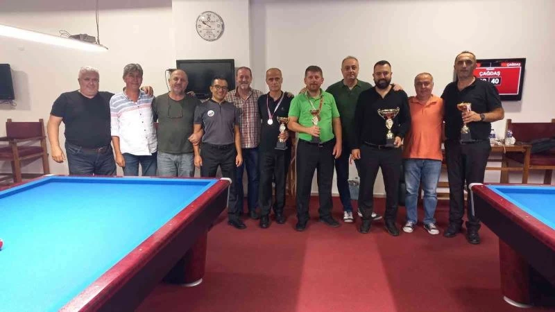 Bilardo Zonguldak İl Birinciliği’nde zafer Çağdaş Birden’in
