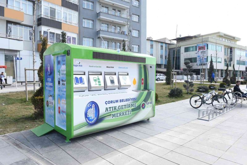 Çorum’da atıklar her mahalledeki mobil merkezlerde toplanacak
