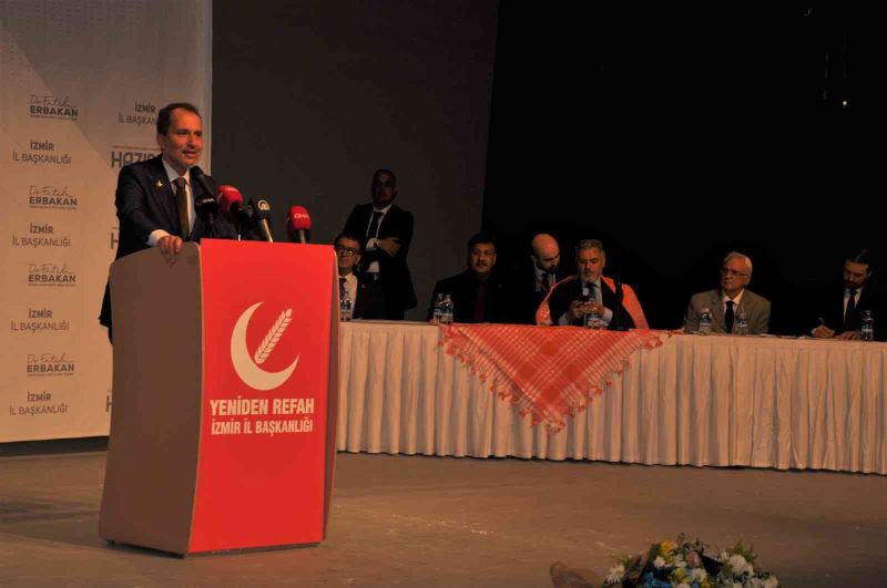 Yeniden Refah Partisinin 2. olağan kongresi İzmir’de gerçekleştirildi
