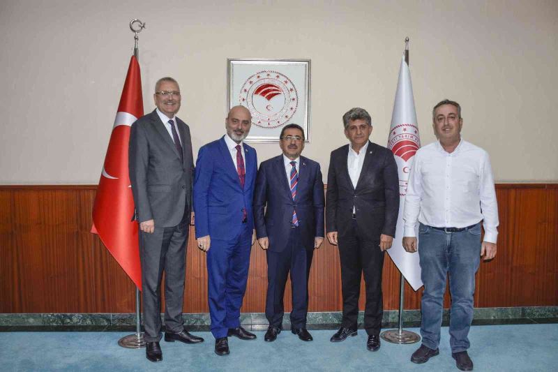 Başkan Özkan’dan Tarım ve Orman Bakan Yardımcısı Pakdil ile Ankara’da görüşme
