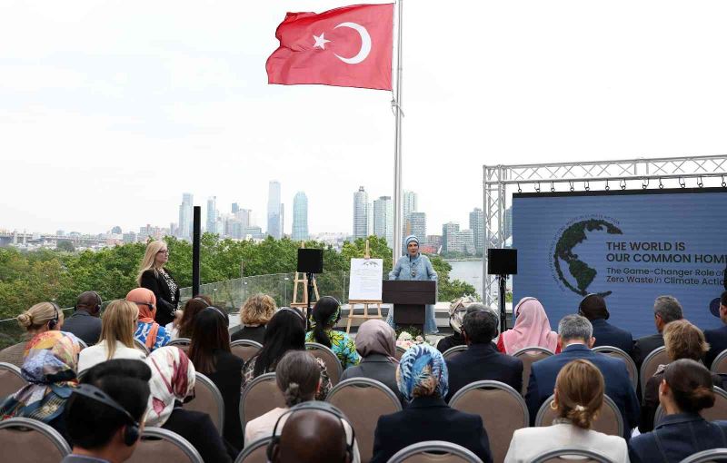 Emine Erdoğan: “Sıfır atıkla mücadele tecrübelerimizi her ülkeyle paylaşmaya hazırız”
