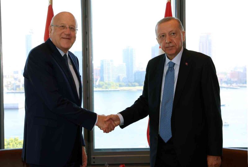 Cumhurbaşkanı Erdoğan, Lübnan Başbakanı Necip Mikati’yi kabul etti
